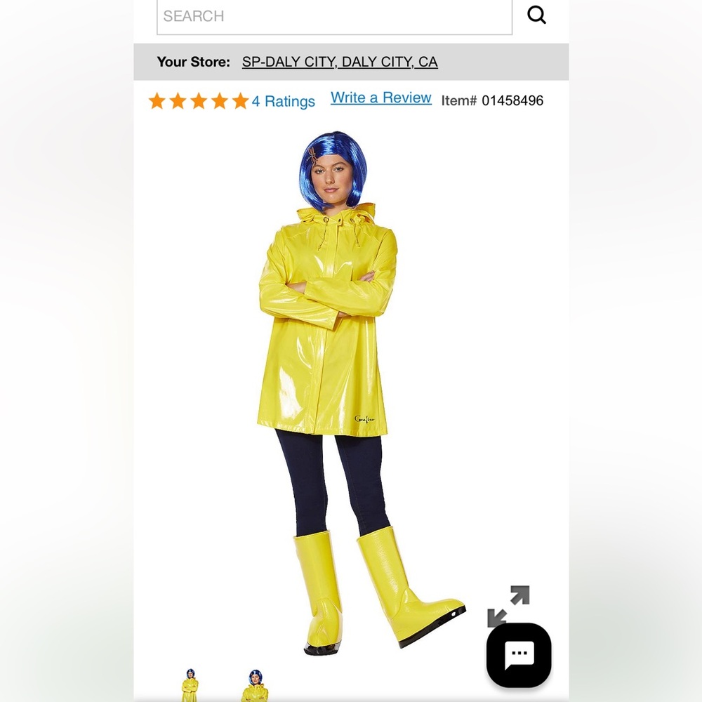 Coralline costume